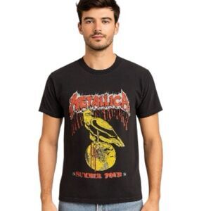 Vintage Metallica 1994 Summer Tour T-Shirt Black Unisex Standard Size S